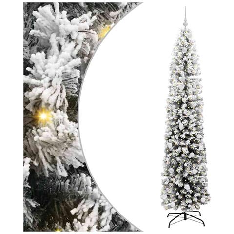 Albero di Natale artificiale con 300 LED Verde 240 cm - Foto 1