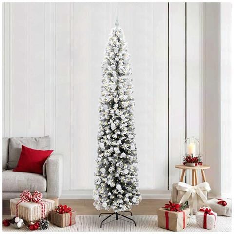 Albero di Natale artificiale con 300 LED Verde 240 cm - Foto 2