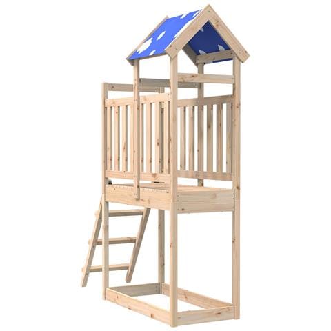 Torre da Gioco Marrone 52,5 x 110,5 x 215 cm Pino massello - Foto 1