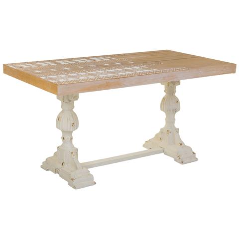 Tavolino Da Ingresso In Legno Marrone 150x80x72h Cm - Foto 1