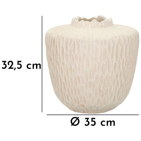 Vaso Shade Largo In Magnesio Color Crema - Foto 7