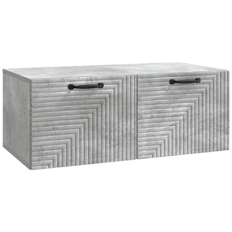 Mobile Porta TV da Muro Grigio Cemento 78,5 x 41 x 30 cm - Foto 1