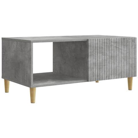 Tavolino da salotto Grigio Cemento 90 x 50 x 40 cm - Foto 1