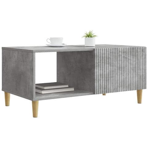 Tavolino da salotto Grigio Cemento 90 x 50 x 40 cm - Foto 2