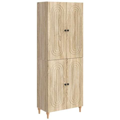 Set di armadi 2 pcs 66 x 34,5 x 90 cm Legno ingegnerizzato - Foto 1