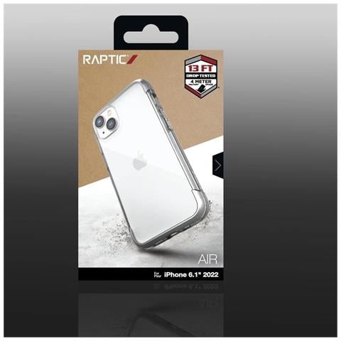 Raptic X-doria Air Custodia Iphone 14 Con Copertura Rinforzata Argento - Foto 1