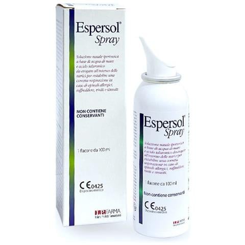 Soluzione Nasale Espersol Spray Ipertonica a Base di Acqua di Mare e Acido Ialuronico 0,02% 100ML - Foto 1