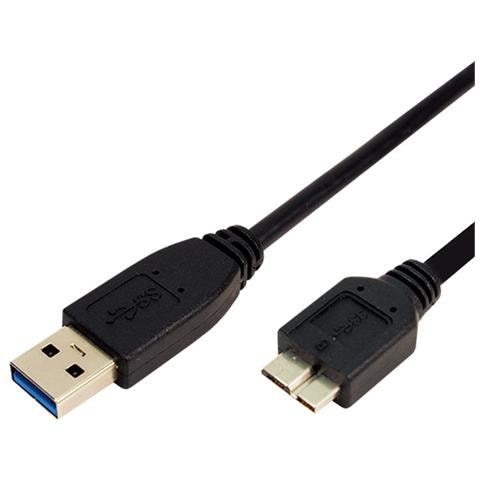 ICOC USB3-PW2 - Cavo USB 3.0 Super Speed A Maschio / Micro B 1 m Nero - Foto 1