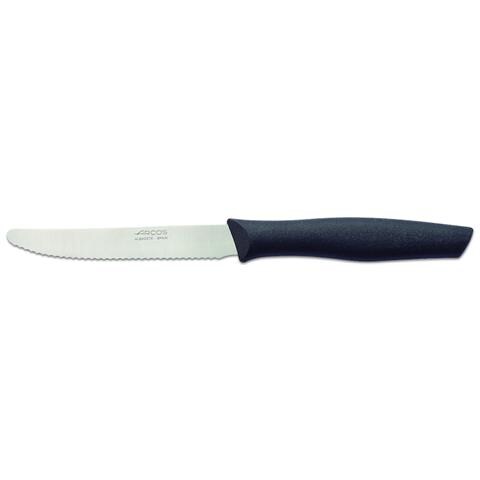 Serie Nova - Coltello Tavola - Lama Acciaio Inossidabile Nitrum 110 Mm - Manico Polipropilene Colore Nero - Foto 1