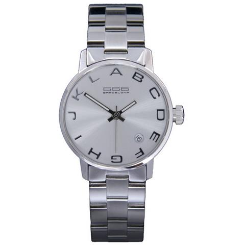 666Barcelona Orologio Analogico Quarzo Unisex Adulto con Cinturino in Acciaio Inox 666-275 - Foto 1