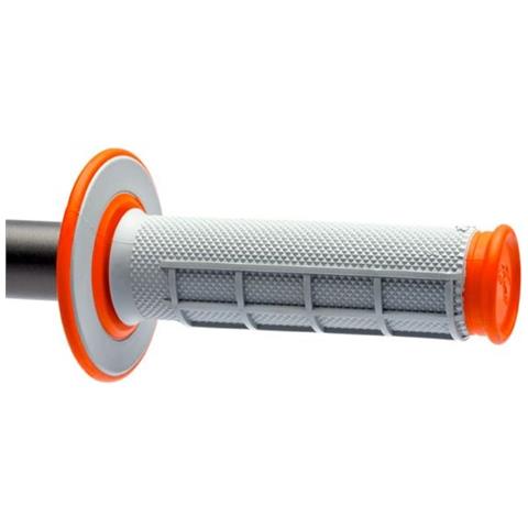 Coppia Manopole Renthal Cross Dual Compound Arancio - Foto 1