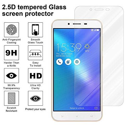 Pellicola Di Armatura Compatibile Con Asus Zenfone 3 Max (5,5 Zoll) In Elevata Trasparenza - Vetro Temperato (tempered) Di Protezione Del Display In Durezza 9h Con 3d Touch - Foto 2