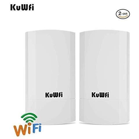2-pack 300mbps Wireless Outdoor Cpe Kit Indoor Outdoor Point-to-point Supporta Soluzione Distanza Di Trasmissione 1km Per Ptp Applicazione Ptmp - Foto 1