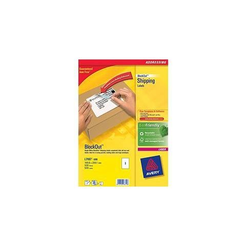 Etichette Blockout per Spedizioni 199.6 x 289.1 mm Confezione 500 fogli - Foto 1