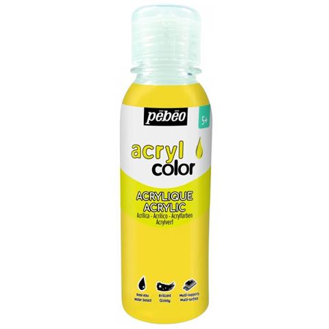 Pittura Acrilica Multisuperficie - Giallo - 150 Ml - Foto 1