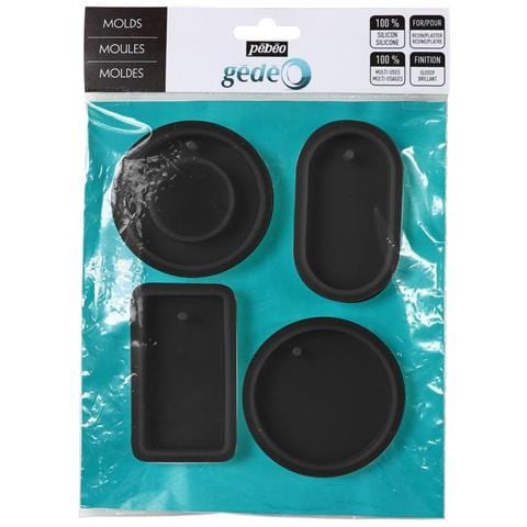 4 Stampi Decorativi In Silicone - Geometrico - Foto 1