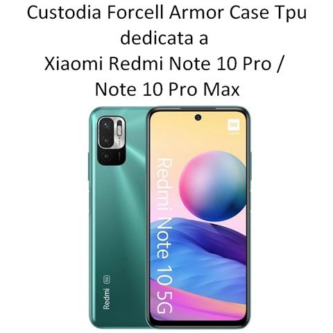 Custodia Armor Case Tpu Cover Per Xiaomi Redmi Note 10 Pro - Pro Max Black - Foto 2