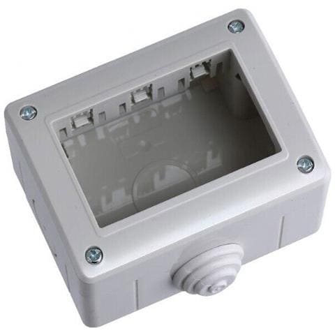 Custodia 3p Scatola Portafrutti Da Esterno Ip40 Serie Solar Compatibile Matix - Foto 2