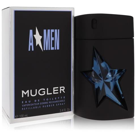 Angel By Thierry Mugler Eau De Toilette Spray Refillable (rubber) 3.4 Oz (men) - Foto 1