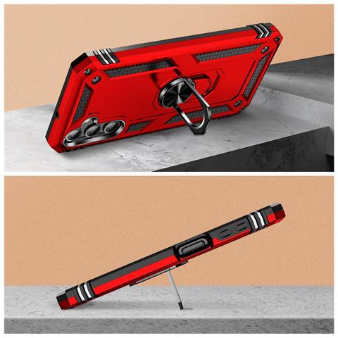 Cover Per Samsung A25 5g Ibrida Anello Supporto Magnetico - Foto 5