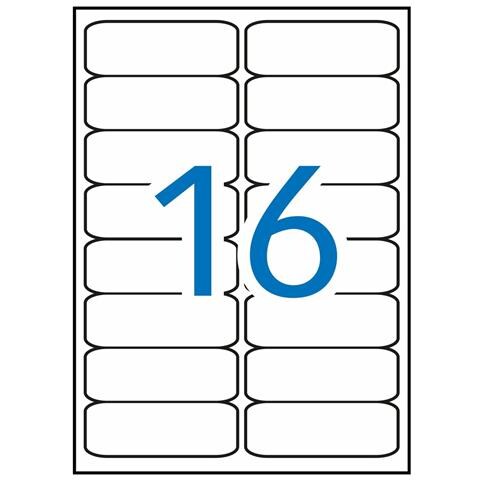 Etichette Per Stampante 2418 100 Fogli 99,1 X 34 Mm A4 - Foto 2
