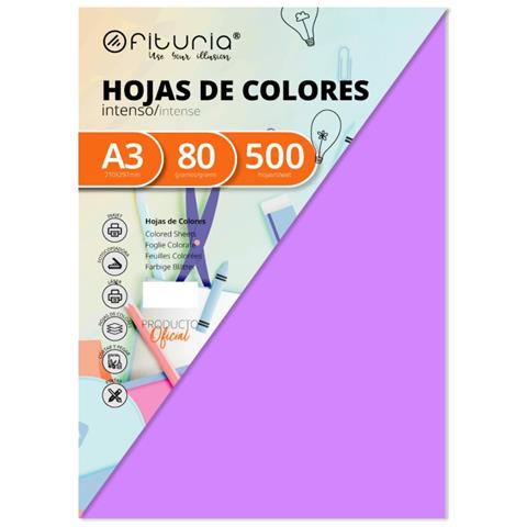Carta Per Stampare Lilla A3 500 Fogli - Foto 2