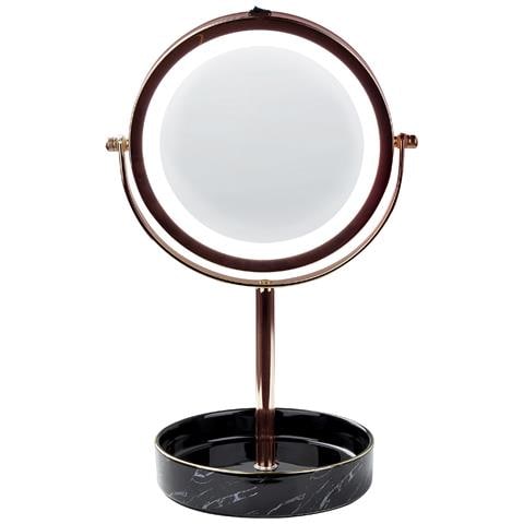 Specchio Per Make-up Led Savoie Oro Rosa - Foto 7