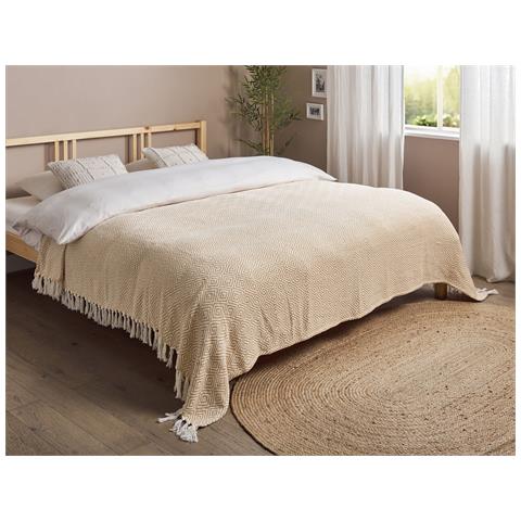 Copriletto Cotone Beige 200 X 220 Cm Toutli - Foto 1