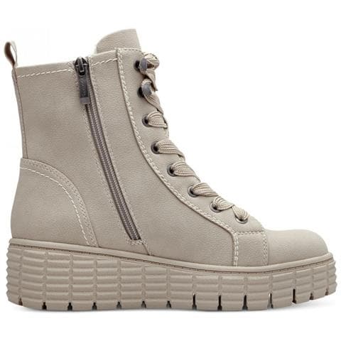 Lace Boot Shell Stivaletti Sintetico E Tessile Scarpe Donna Beige Eu 37, 1-25226-43 425 - Foto 2