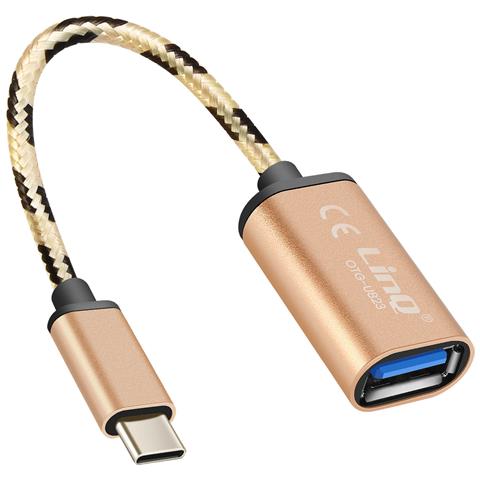 Cavo Adattatore Da Usb-c Verso Usb Otg 15 Cm, Argento - Foto 1