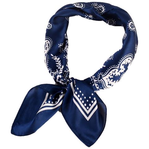 Elegante Sciarpa Quadrata Paisley - 70x70 Cm Navyblue - Foto 2