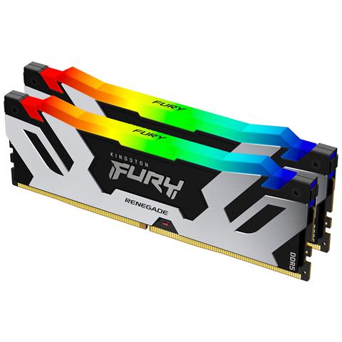 FURY 32GB 8000MT /s DDR5 CL38 DIMM (Kit da 2) Renegade RGB XMP - Foto 1