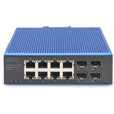 Switch industriale a 8 + 4 porte Gigabit Ethernet - Foto 4