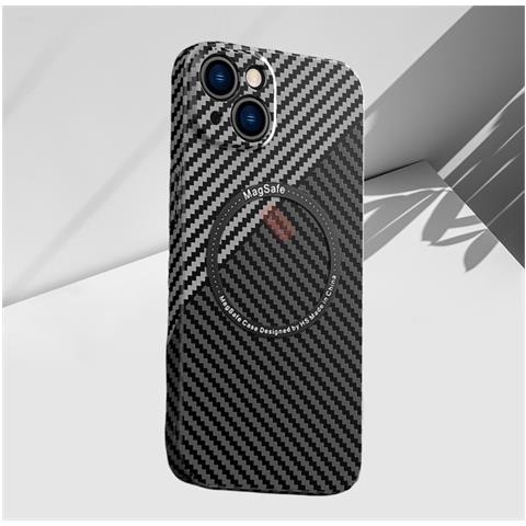 Ixroo - Cover Custodia Case Per IPhone 15 PRO Fibra Di Carbonio Anti - Foto 4