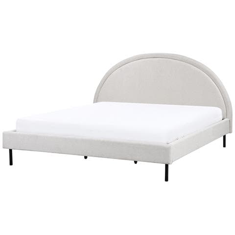 Letto Tessuto Margut 180 X 200 Cm Grigio Chiaro - Foto 2