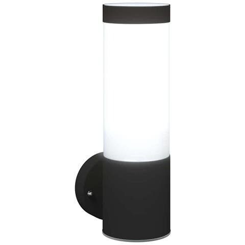 Lampada da Parete Esterni Nera in Acciaio Inossidabile IP44 - Foto 9