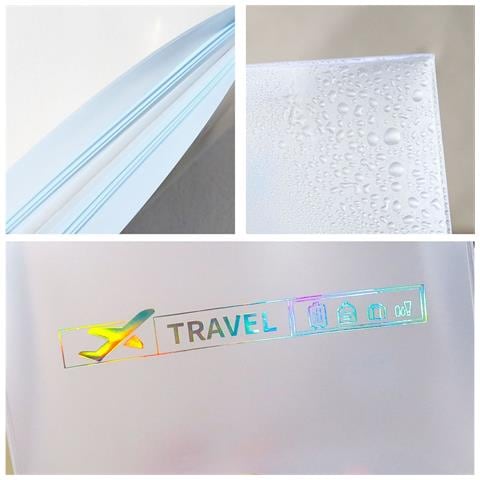 Sacchetto Autosigillante Impermeabile E Resistente All'umidità Per Viaggio E Organizzazione Blue - Foto 2