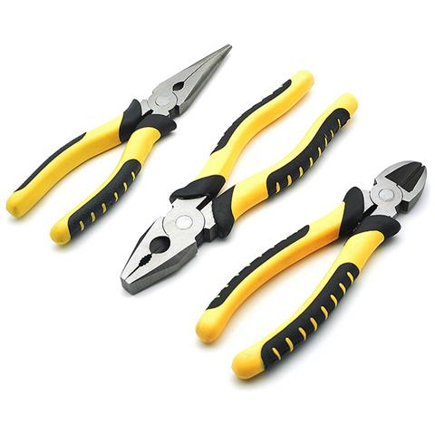 Set Di Pinze Da 20 Cm Per Uso Industriale - Acciaio Al Carbonio, Multifunzione, Presa Forte - Foto 2