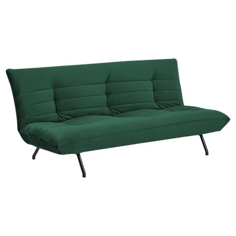 Anatoledivano Letto A 3 Posti In Velluto Verde - Foto 1