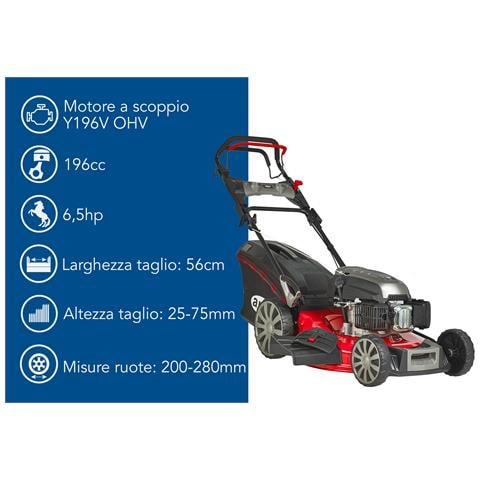 Rasaerba A Trazione Trx 560hl Da 196cc Funzioni 4in1 - Foto 2