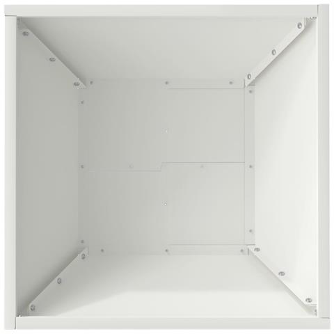 Vaso a Ciotola da Giardino 5 pcs Bianco 40 x 40 x 15 cm Acciaio - Foto 8