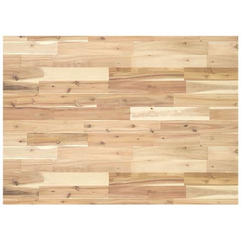 Piano Tavolo Rettangolare 120x70x4cm Legno Massello di Acacia - Foto 1