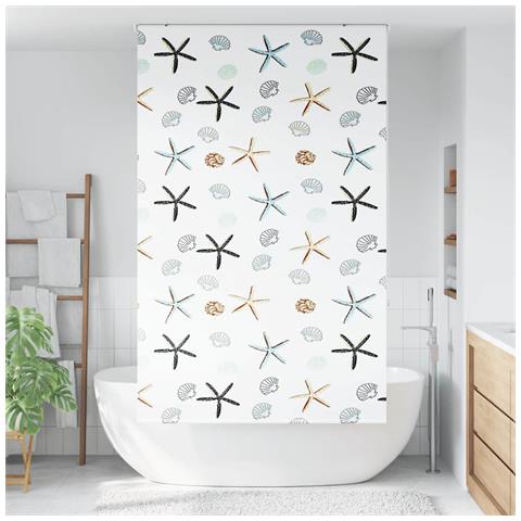 Tenda a Rullo Doccia 120x240 cm Larghezza Tessuto 116 cm - Foto 2