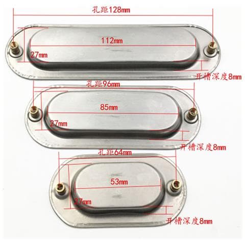 Maniglia Quadrata A Scomparsa Per Cassetto, Acciaio Inossidabile, Interasse Fori 128 Mm - Foto 5