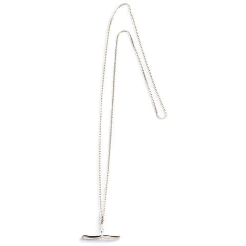 Collana Con Pendente Doppio O Lungo In Argento 90 10µ - Foto 5