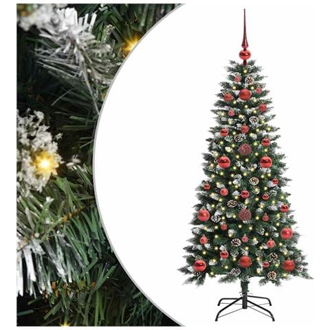 Albero di Natale artificiale con 150 LED Verde 120 cm - Foto 1