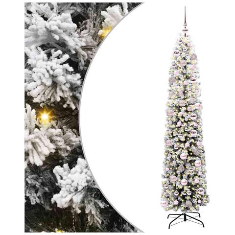 Albero di Natale artificiale con 300 LED Verde 180 cm - Foto 1