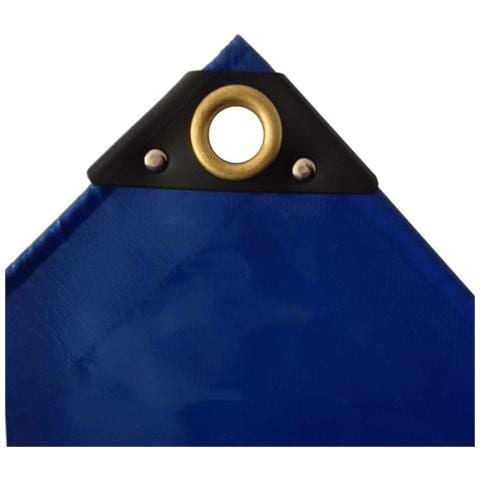 Telo Pvc Impermeabile 3x6m 650g/m² Blu Resistente E Anti-uv - Foto 1