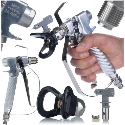Pistola A Spruzzo Professionale Ultraspray J-31 - Qualità E Precisione | Pressione Max 3000psi, Ugello 517 | Compatibile Con Graco, Wagner, Titan - Foto 1