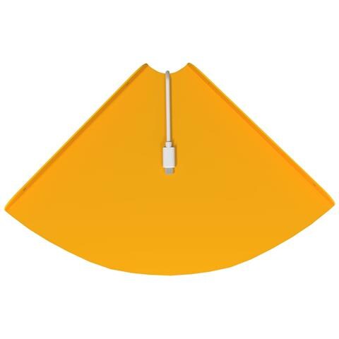 Mensola sospesa 2 pcs Giallo senape 24 x 24 x 2 cm - Foto 9